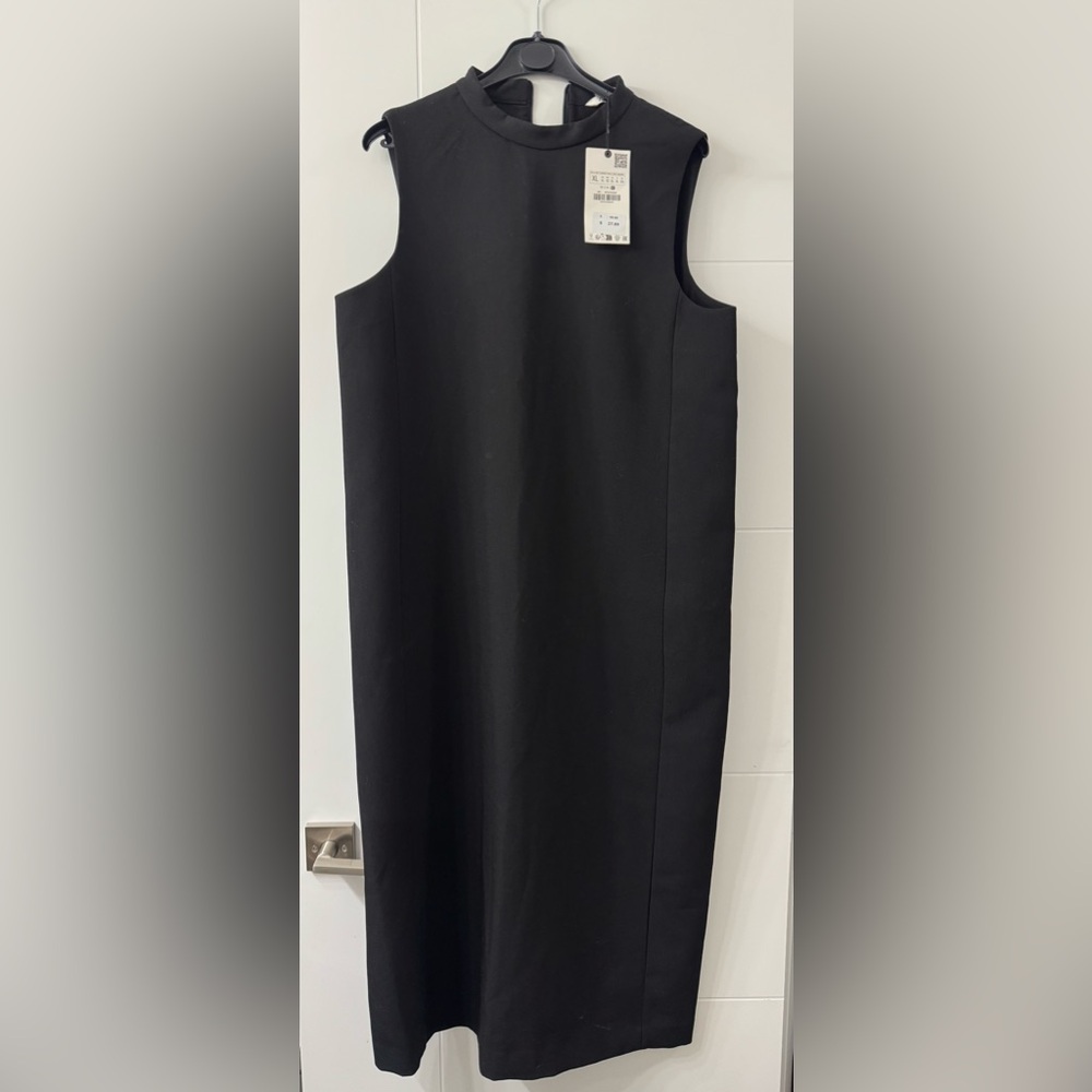 Zara Black Midi Dress